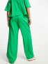 Object straight leg trouser co-ord in bright green