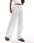 Cotton On relaxed trousers in white broiderie