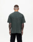 Good For Nothing oversized washed t-shirt with back print in green