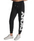 DKNY Women's Exploded Logo Cuff Jogger Pants