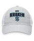 Men's Heather Gray, White Seattle Kraken Team Trucker Snapback Hat