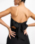 Pretty Lavish bandeau jumpsuit with pockets in black