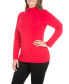 Women's Plus Size Classic Turtleneck Top