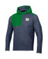 Men's Navy Notre Dame Fighting Irish Survivor Fleece Hoodie Quarter-Zip Jacket