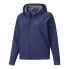 Puma Train Favorite Fleece Full Zip Jacket Womens Blue Casual Athletic Outerwear