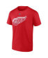 Men's Patrick Kane Red Detroit Red Wings Authentic Stack Name and Number T-shirt