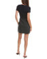 Theory Combo Wool-Blend Mini Dress Women's