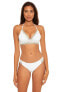 Becca by Rebecca Virtue Womens Layla Avery Halter Top White Size LG