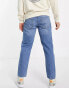 New Look straight fit jeans in mid blue