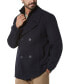 Men's Danton Peacoat with Inset Bib