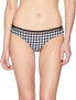 Seafolly Women's 175795 Brazilian La Belle Black Bikini Bottom Swimwear Size 2