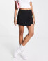 JDY asymmetric skort in black