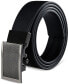 Men's Faux-Leather Track Lock Belt