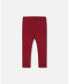 Big Girls Rib Leggings Burgundy