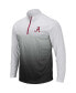 Men's Gray Alabama Crimson Tide Magic Team Logo Quarter-Zip Jacket