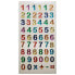 GLOBAL GIFT Tweeny Foamy Number Brillo Stickers