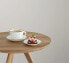 Tasse und Untertasse A Table Ligne noire