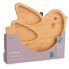 MINILAND Chick Wooden Plate Tableware