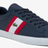 Lacoste Grad Vulc 120 2 P SMA Mens Blue Leather Lifestyle Sneakers Shoes