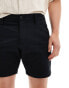 ASOS DESIGN 2 pack skinny chino shorts in black and navy save