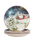 Silent Night 16 Piece Dinnerware Set