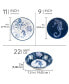 Sea Life 12 Pc Dinnerware Set, Service For 4