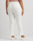 Plus Size Stretch Cotton Cropped Pants