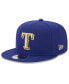 Men's Royal Texas Rangers 2024 Gold Collection 9FIFTY Snapback Hat