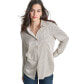 Women's Collared Long-Sleeve Blouse