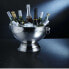 BARCRAFT Hammered Stainless Steel Champagne Bowl