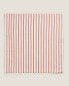 Striped cotton jacquard napkins (pack of 2)