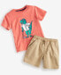 Little Boys Varsity Dino Graphic T-Shirt, Created for Macy's