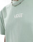 Vans centre vans logo t-shirt dress in light green