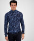 Men's Printed Cashmere Turtleneck Sweater, Created for Macy's