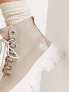 Timberland greyfield fabric boots in beige