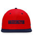 Men's Red, Navy Washington Capitals Heritage City Two-Tone Snapback Hat