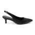 BEACH by Matisse Grazia Pointed Toe Kitten Heels Sling Back Pumps Womens Black D