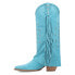 Dingo Spirit Trail Studded Snip Toe Cowboy Womens Blue Casual Boots DI199-400