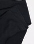 ASOS DESIGN 3 pack no VPL hipster short brief in black