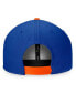 Men's Royal/Orange New York Islanders Fundamental Colorblocked Snapback Hat