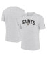 Men's White New Orleans Saints Sideline Velocity Athletic Stack Performance T-shirt