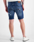 Logan Distressed 9" Denim Shorts