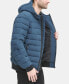 Men's Quilted Hooded Bomber Jacket