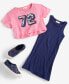 Girls 2-Pc. Ribbed Dress Set, Created for Macy's