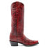 Ferrini Scarlett Embroidery Snip Toe Cowboy Womens Red Dress Boots 8426122