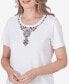 Women's Bayou Ribbed Beaded Yoke Top