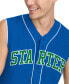 Men's Regular-Fit Logo Embroidered Sleeveless Button-Down Baseball Jersey