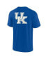 Men's and Women's Royal Kentucky Wildcats Super Soft Short Sleeve T-shirt