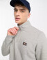 Dickies oakport 1/4 zip sweatshirt in grey