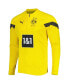 Men's Yellow Borussia Dortmund Raglan DryCELL Quarter-Zip Training Top